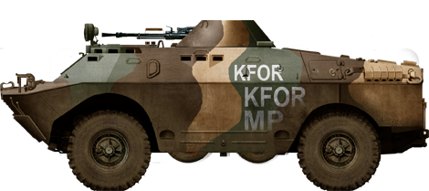 Ukrainian BRDM-2 KFOR