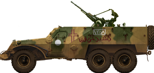 BTR-152 E Lebanese Militias