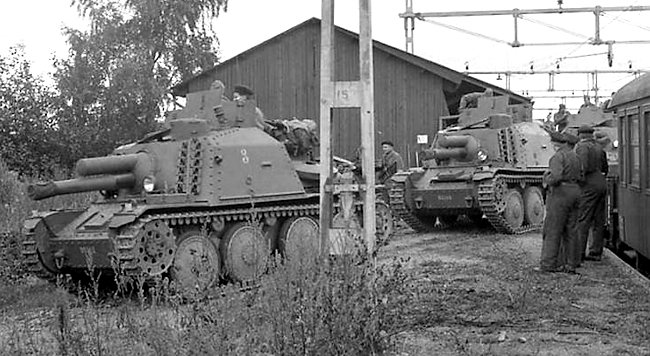 Stormartillerivagn m/43 105mm SPG