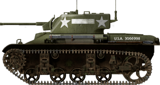 American M22 named Bonnie from the 28th Airborne Tank Battalion, one of the only American units to be equipped with the tank.