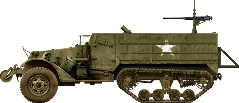 M4A1 81 mm MMC, mortar carrier version.