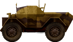 Dingo Mk.II, 4th Field Squadron RE, 7th Armoured Division, Libya, 1942.