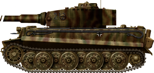 Tiger used by tank commander Ustuf