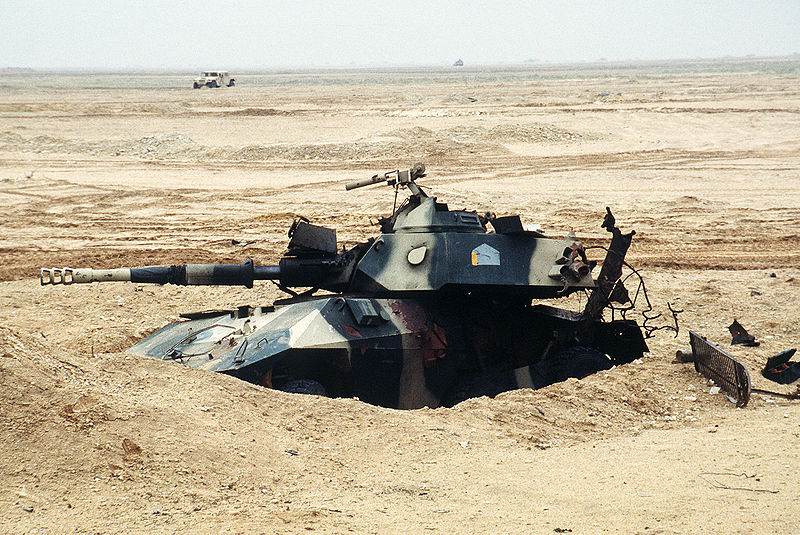 Destroyed Iraqi Cascavel in 1991.