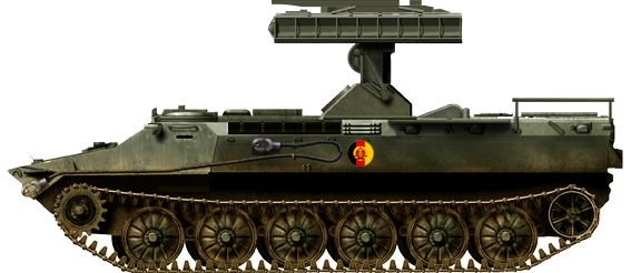 9K31 Strela-1 on BDRM-2 chassis