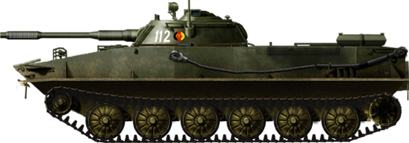 East German PT-76 model 1951
