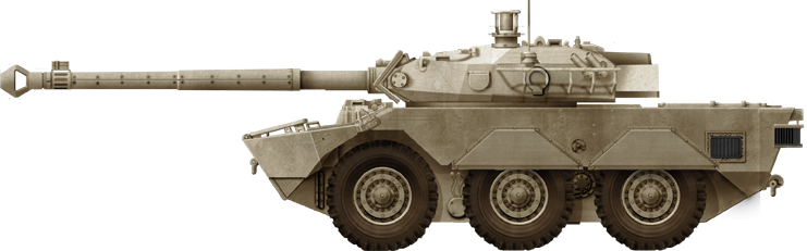 AMX-10 RC of the Qatari Army