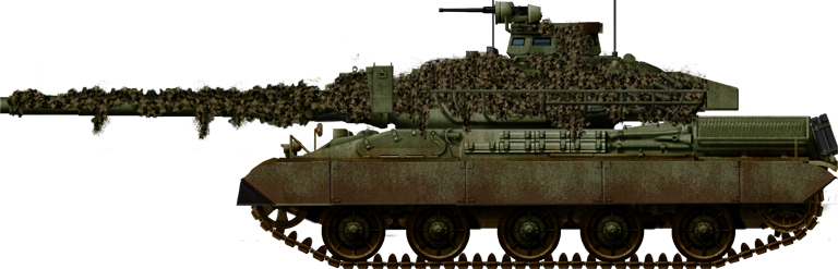Modified AMX-30B of the 12th Cuirassier Regiment