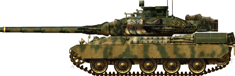 Spanish AMX-30EM2, 1990s.