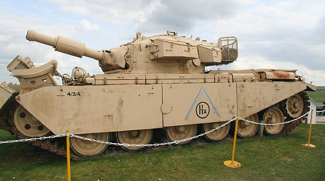 Centurion AVRE, 165 mm (6.5 in) mortar version, possibly used in the 1990 Gulf War