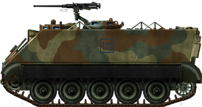 M113A3 MERDC livery.