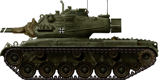 West German M47 Patton 1955.