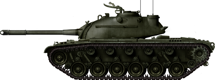 M48 Patton, USA 1955.