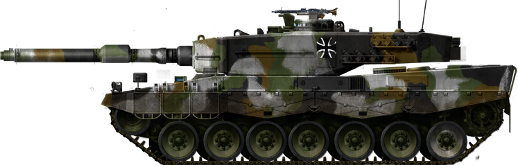 Leopard 2A3 winter paint