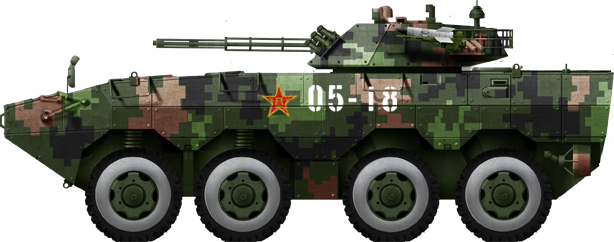 ZBD-09 IFV, standard camouflaged livery