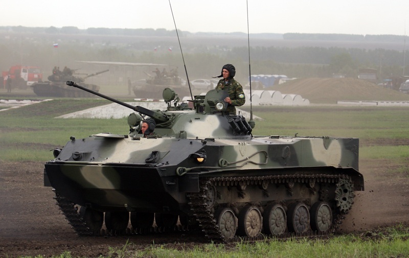 A BMD-3 at the 2009 Omsk VTVT exhibition