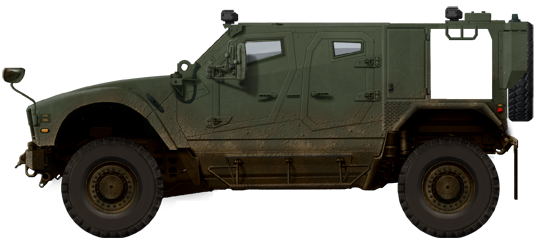 Early vehicle used for the TAPV contest