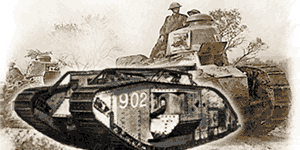 ww1 era tanks and armoured cars