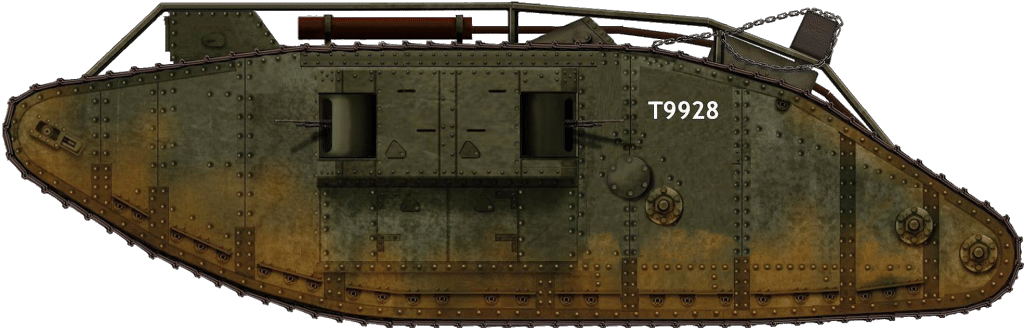 tank Mk.IV female with roof deflector