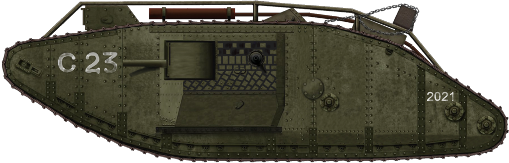 Male Mark IV tank 2021 C24/C23 Crusty captured.