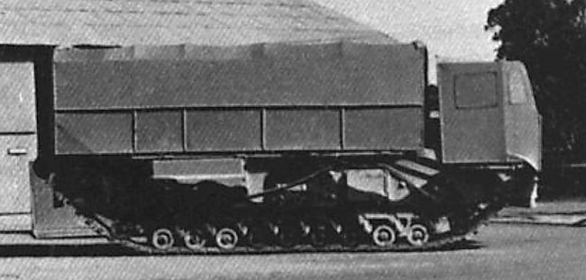 Churchill tank disguised as a lorry
