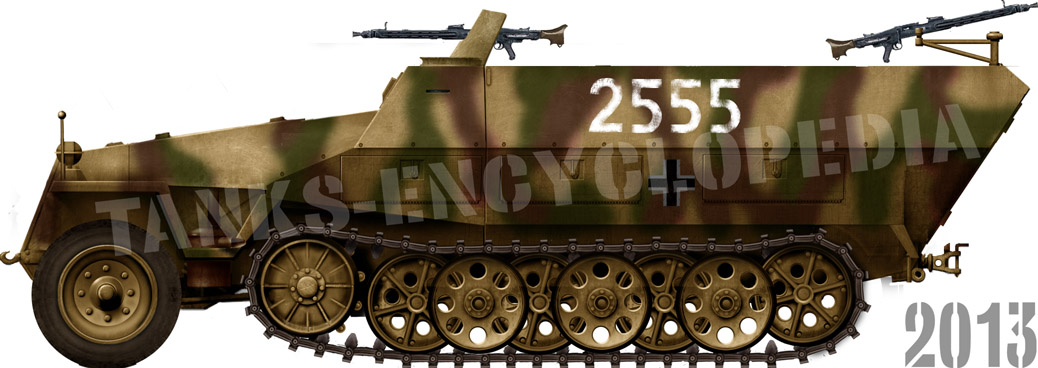 1/72 WWII Hanomag Sd.Kfz First to Fight 043 251/6 Ausf.A Command Halftrack 