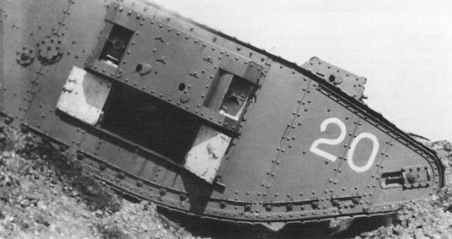 Mark III Female WW1 training tank. 