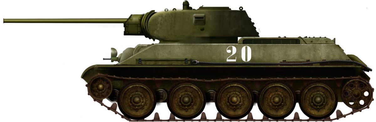 battle of tank t-34 trailer