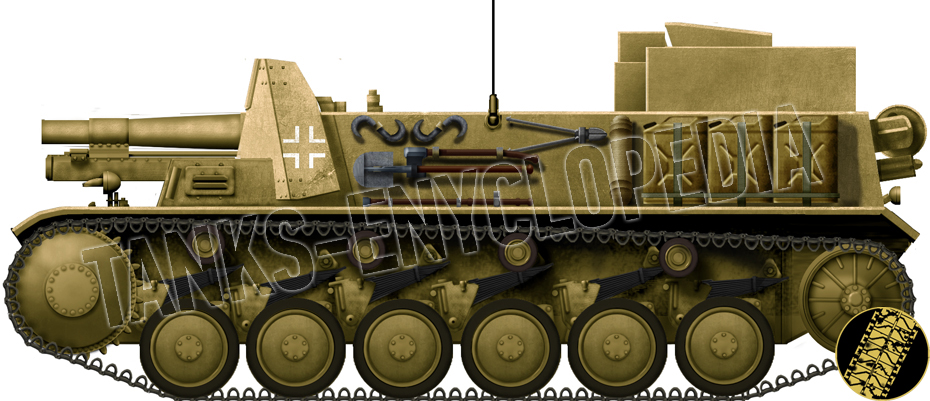 15 Cm Sig 33 Auf Fahrgestell Panzerkampfwagen Ii Sf