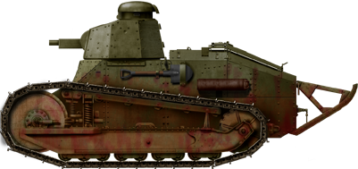 US built M1917 Light Tank armed with a caliber .30 Marlin machine gun