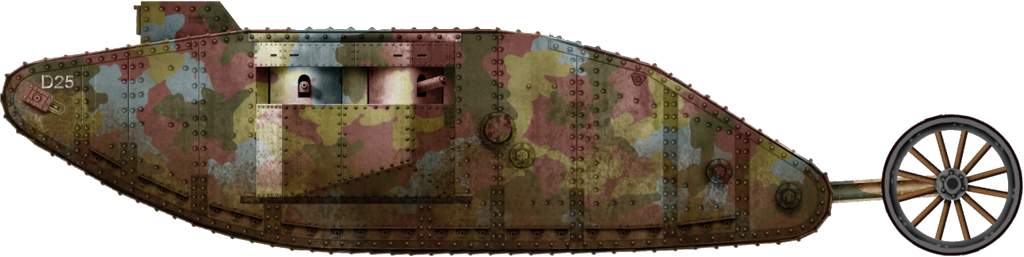 Tank Mark I female in 1917