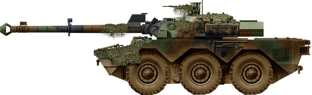 modern tank destroyer amx-10rc