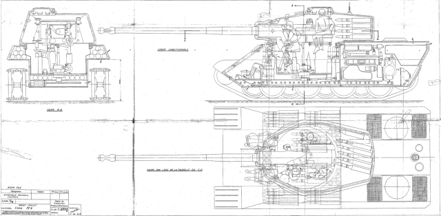 The 1945 plans for the AMX M4