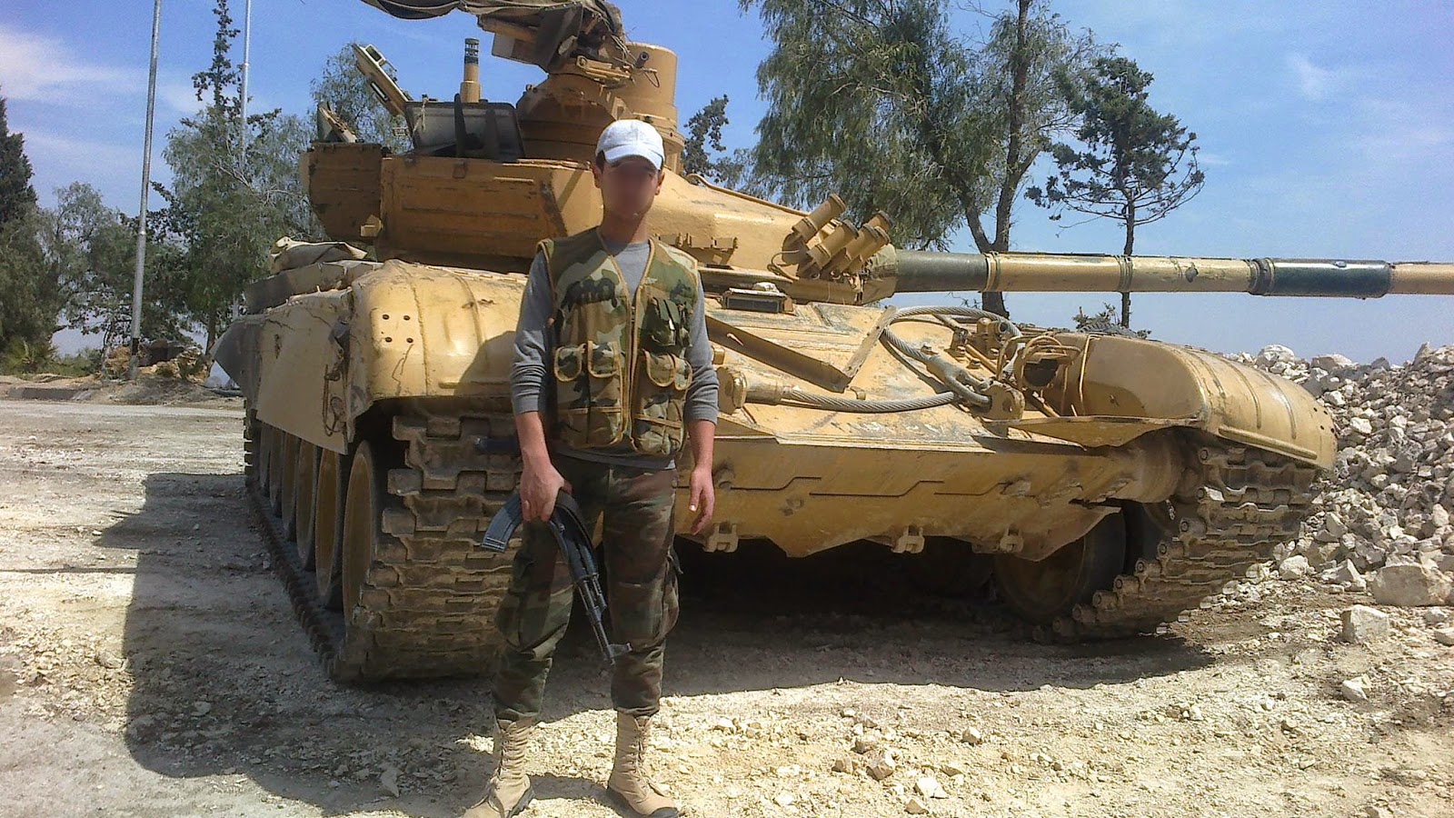 Syrian T-72M1 with TURMS-T Fire Control System
