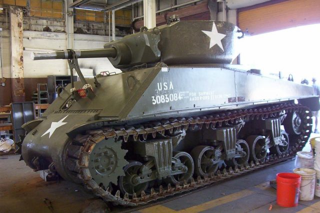 Cobra King on completion of restoration with the original 75mm gun returned - Picture Don Moriarty