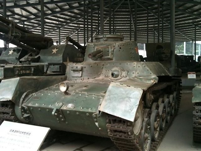 A regular PLA Chi-Ha, on display at the Beijing museum.
