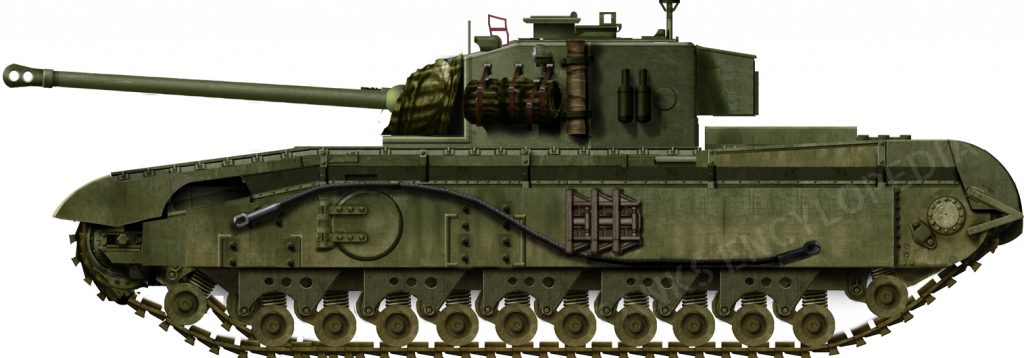 King Sombra - Tank, Infantry, Black Prince (A43) by AlVchFokarev