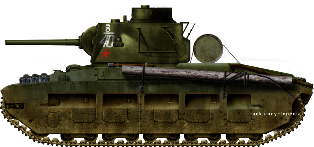 Matilda III and IV CS Close Support Lend-Lease Soviet Army WW2 Tank in  Russia