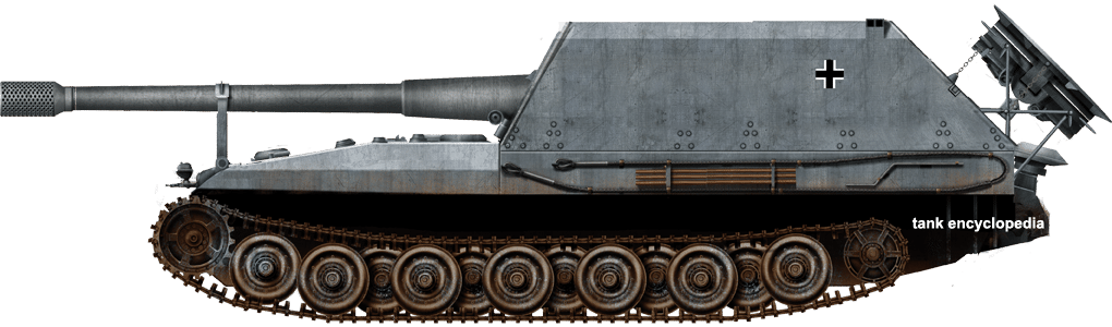 Geschützwagen Tiger für 17 cm Kanone 72 (Sf.) Grille with the 17 cm gun 