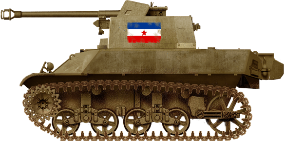 Light Tank M3A3 With 7.5 cm PaK 40