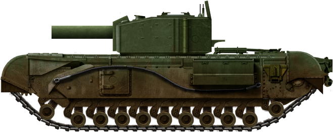 Churchill Mk.III with 'Ardeer Aggie' Mortar - Tank Encyclopedia