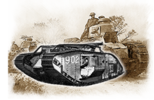 which battle were the tanks first used