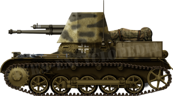 1/144 WWII German Panzerjager I with Gunner Resin Kit 