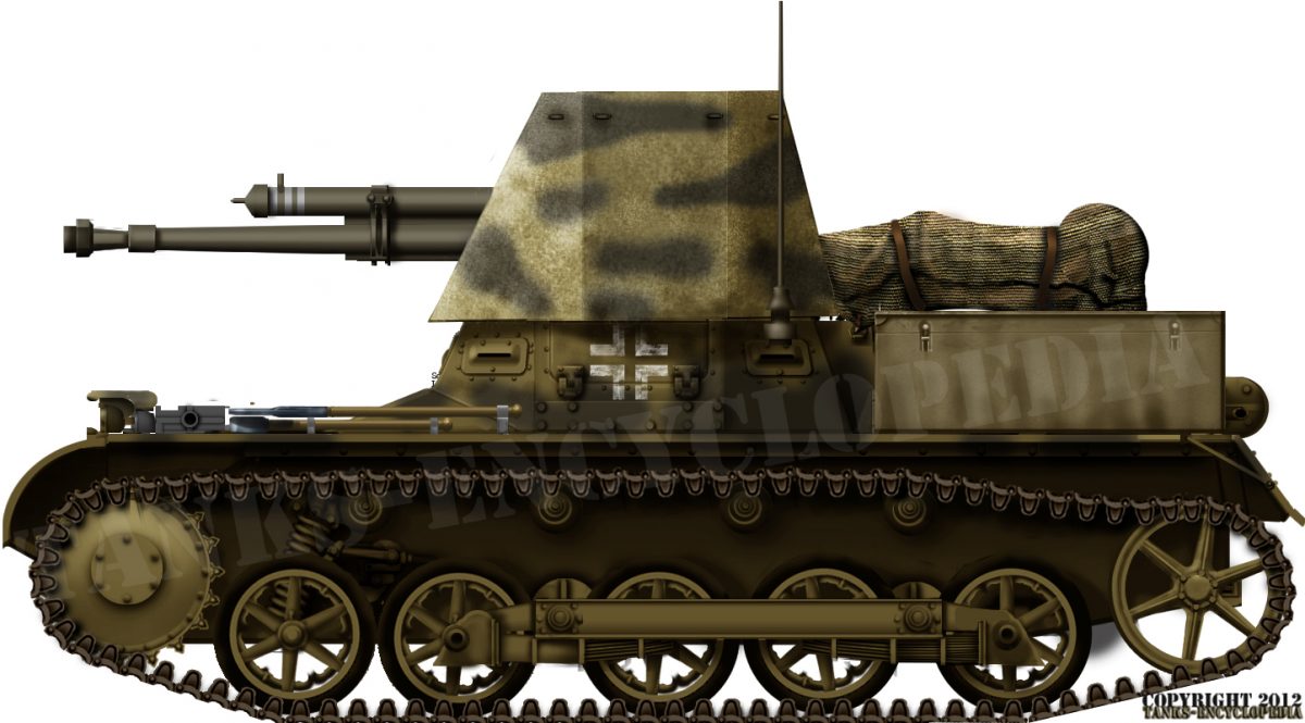 4 7 Cm Pak T Sfl Auf Pz Kpfw I Sd Kfz 101 Ohne Turm Panzerjager I Tank Encyclopedia