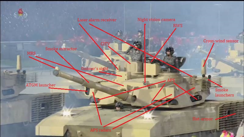 Lijadoras estudio escaldadura M2020, New North Korean MBT - Tank Encyclopedia