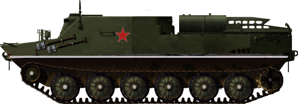 BTR - blindé de transport Russe BTR-50-parade