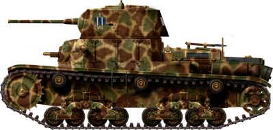 M15/42 italienischer Panzer Italien Italy Tank WOT WW2 Bausatz in 1/87 1/72 