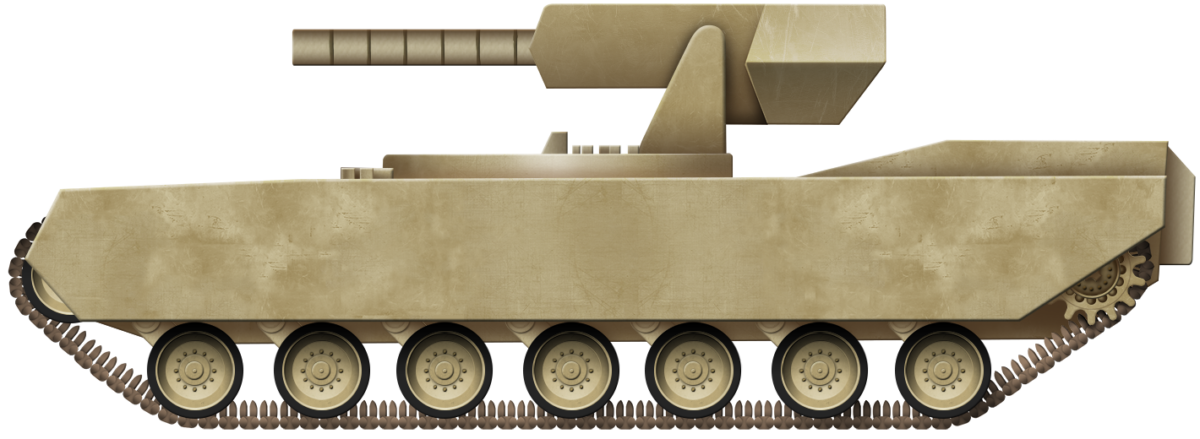 military tank inside