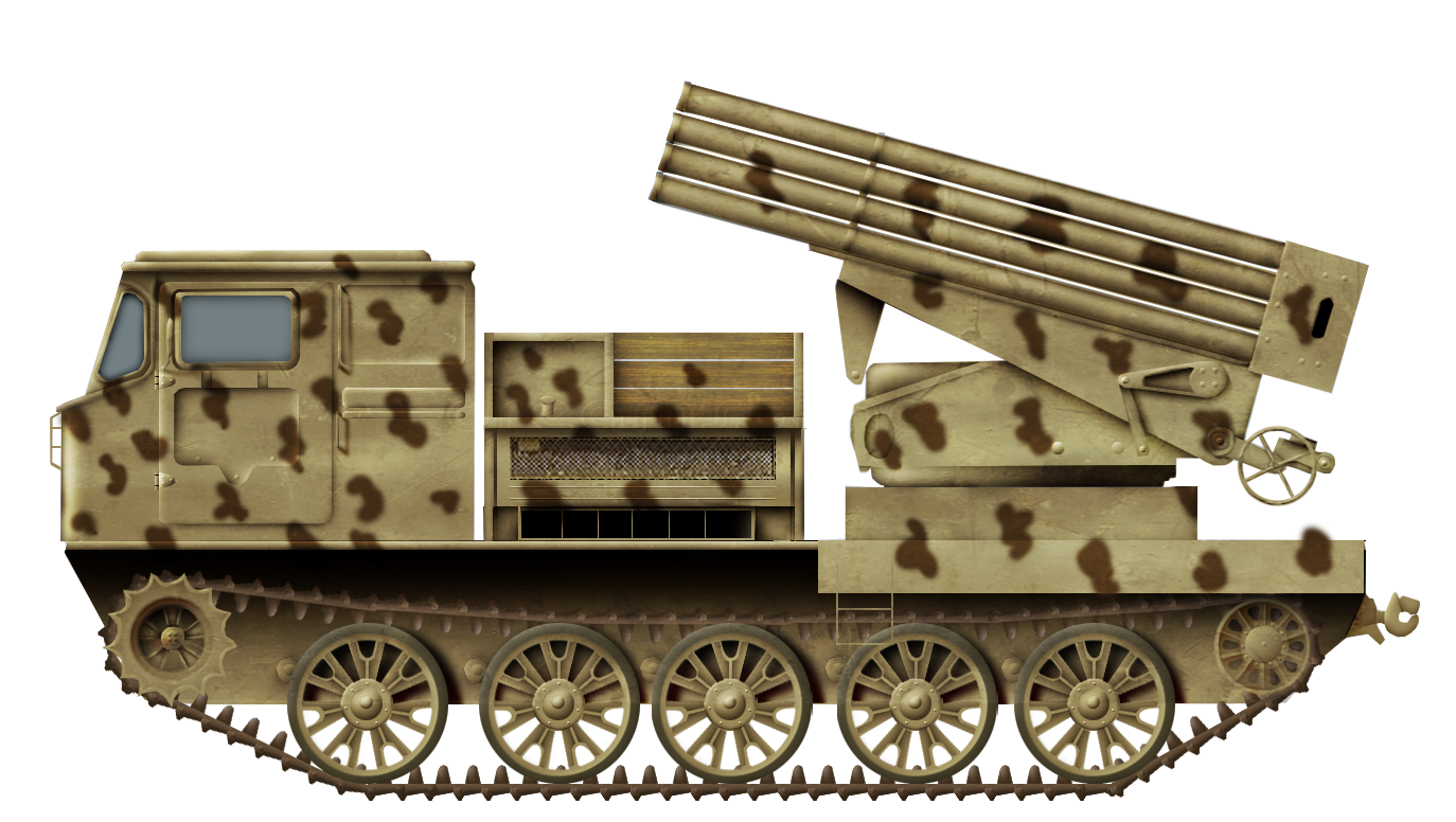 Egyptian ATS-59G 122 mm MLRS