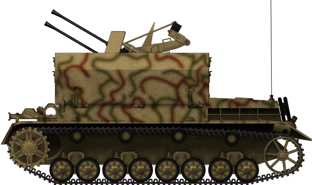 2 cm Flakvierling auf Fahrgestell Panzer IV
